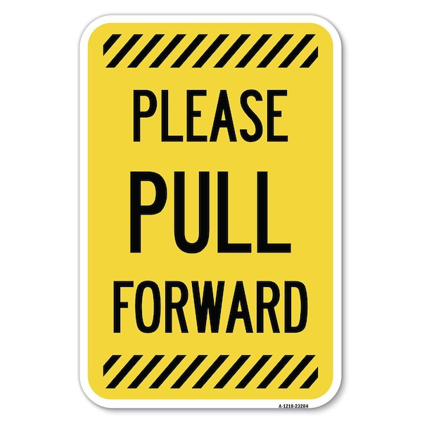 Safety Sign, 12 in Height, Aluminum, 18 in Length, 23284